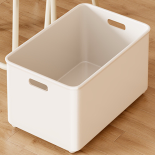 教室书本收纳箱高中生书箱学生用装书籍可移动储物箱子课桌下书筐