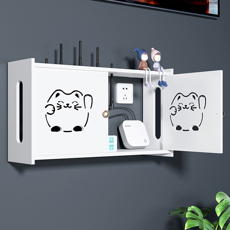 插座遮挡盒理线盒装饰画客厅墙面洞口孔洞遮丑箱创意免钉