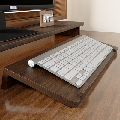 实木键盘托架悬浮增高支架