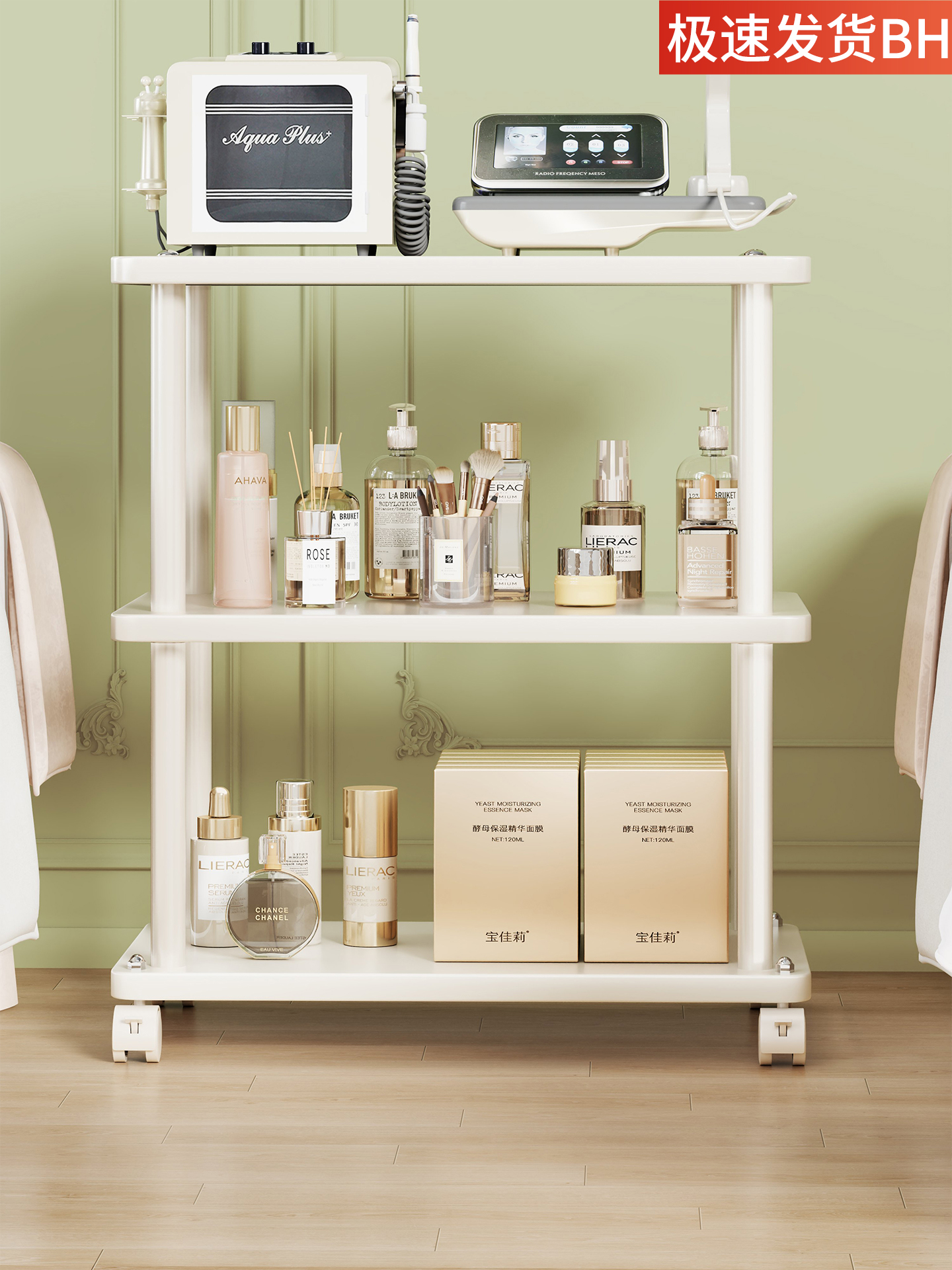 美容仪器小推车可移动多层置物架美容院专用医疗器械工具车放置架