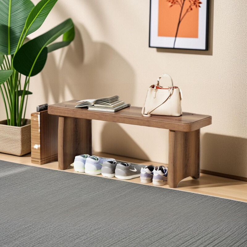 实木入户换鞋凳长条凳简约小凳子创意餐凳椅长板凳北欧家用床尾凳