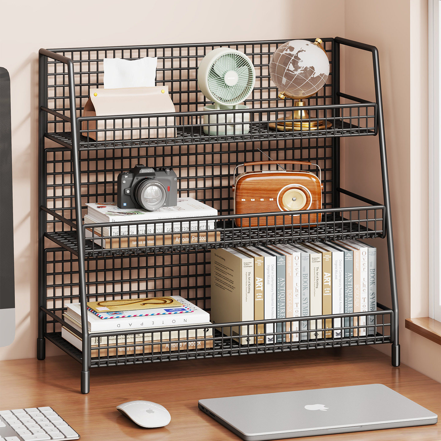 桌面分层文件书本收纳架