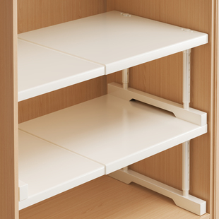 衣柜分层隔板鞋柜可伸缩分隔置物神器衣橱可调节高度整理橱柜储物