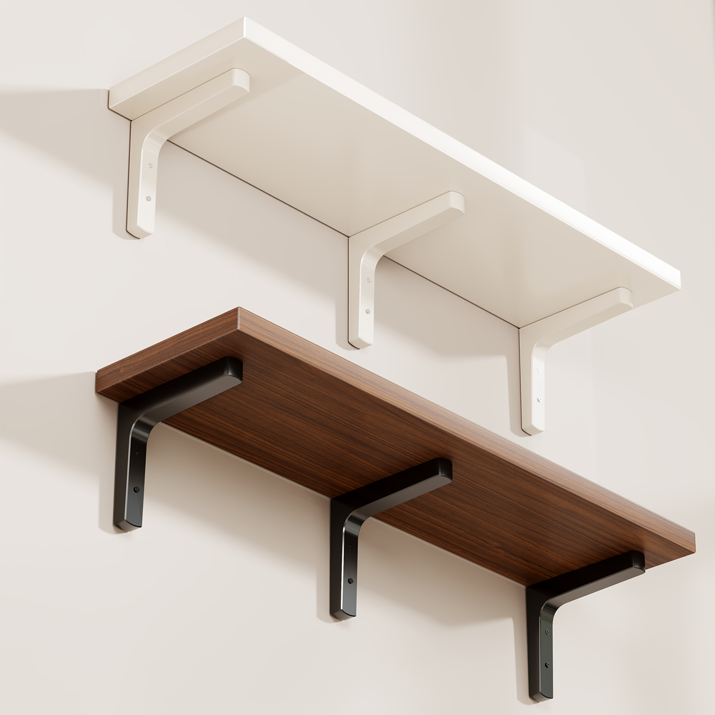 墙上置物架墙面壁挂式一字板支架