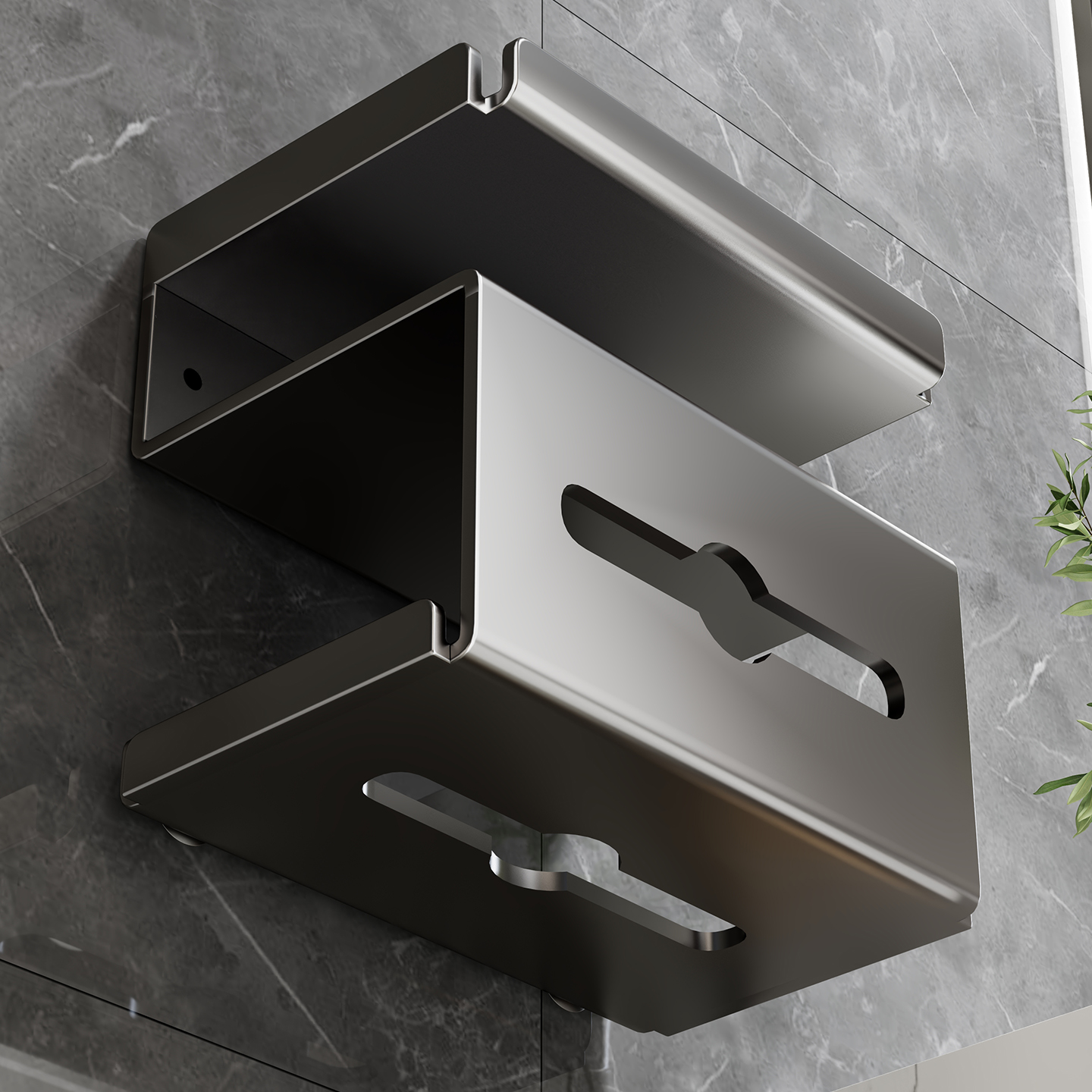 纸巾架免打孔壁挂置物架