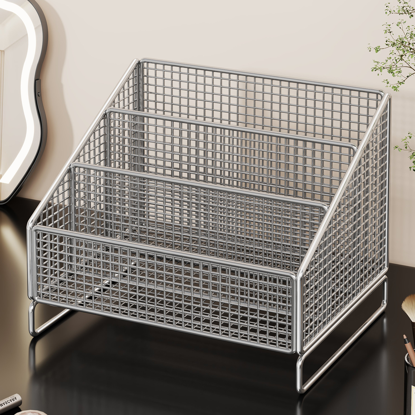 化妆品置物架阶梯式桌面