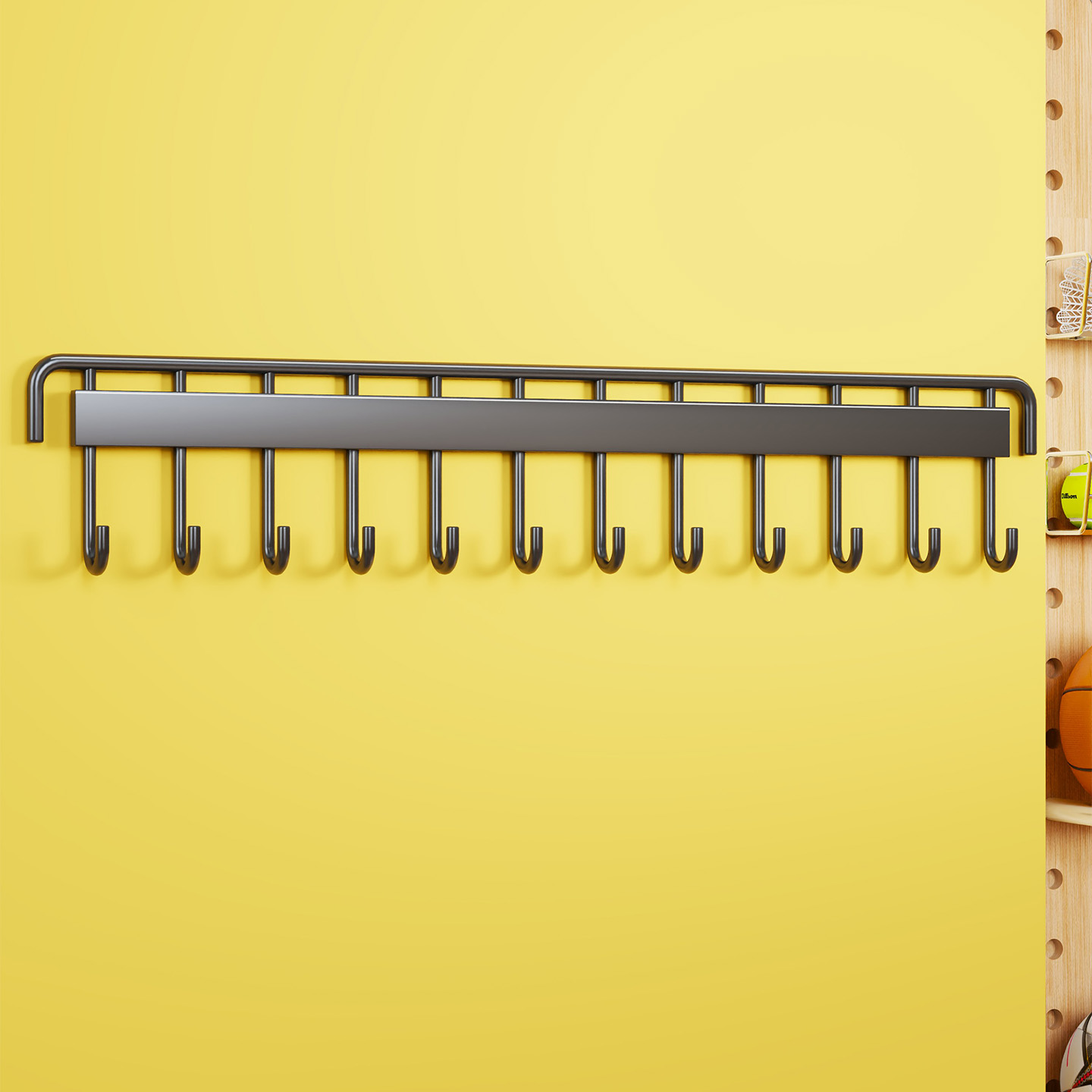 羽毛球拍放置架免打孔展示架