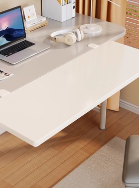 桌面延长板办公室电脑桌子键盘托架可折叠免打孔置物架手臂扩展台