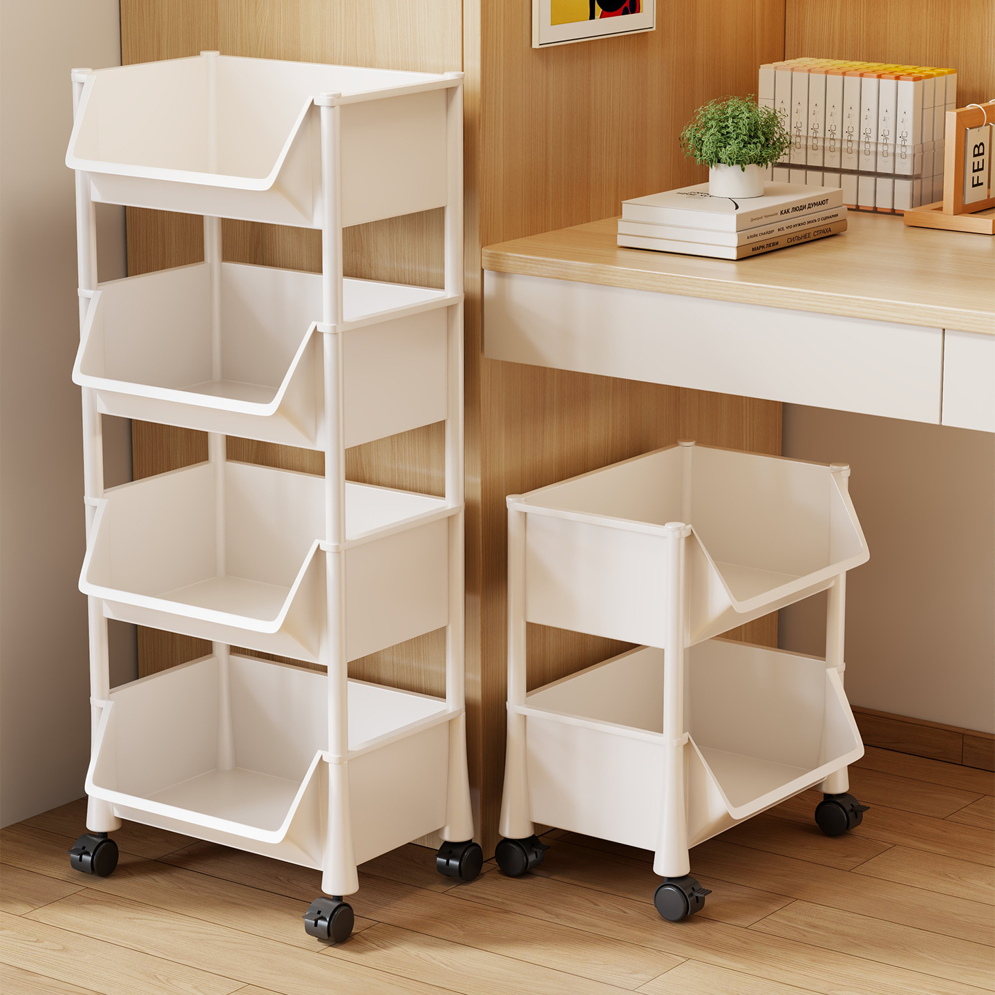 书包置物架可移动书架