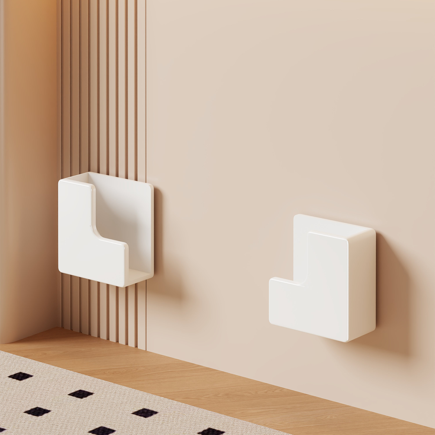 厨房多功能体重秤架免打孔家用壁挂电子称墙上收纳整理支架子神器