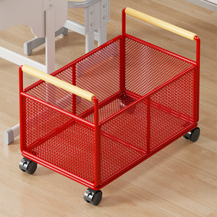 书本收纳箱学生教室可移动书箱桌下旧书籍置物架高中生书包储物箱