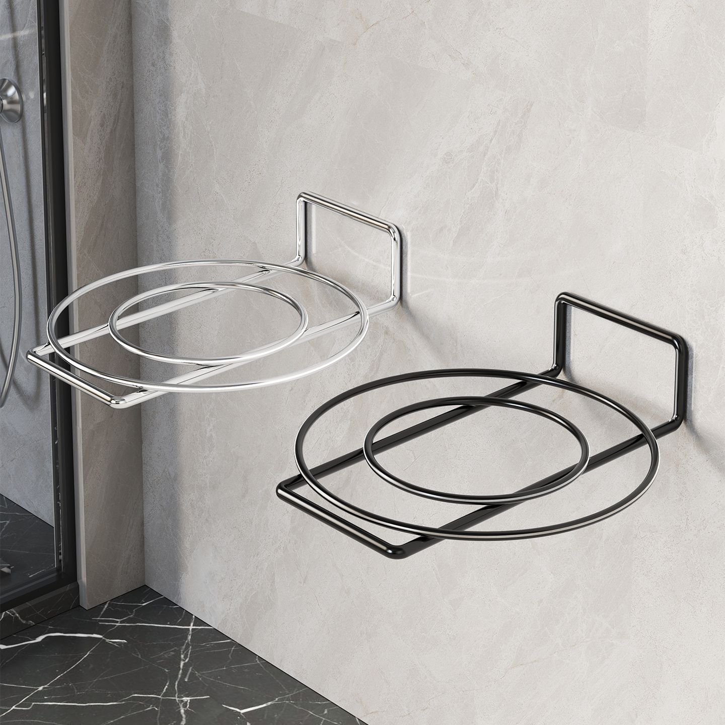 卫生间壁挂脸盆架浴室柜下置物架