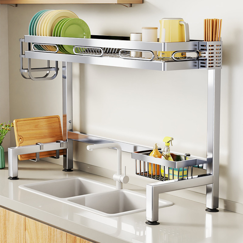 置物架厨房多功能多层收纳架用品架子沥水架各种神器水槽家用大全