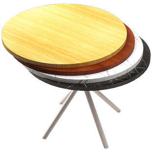 圆桌面桌面板圆桌板面圆形桌板木板桌面小圆桌面板台面单独台面板