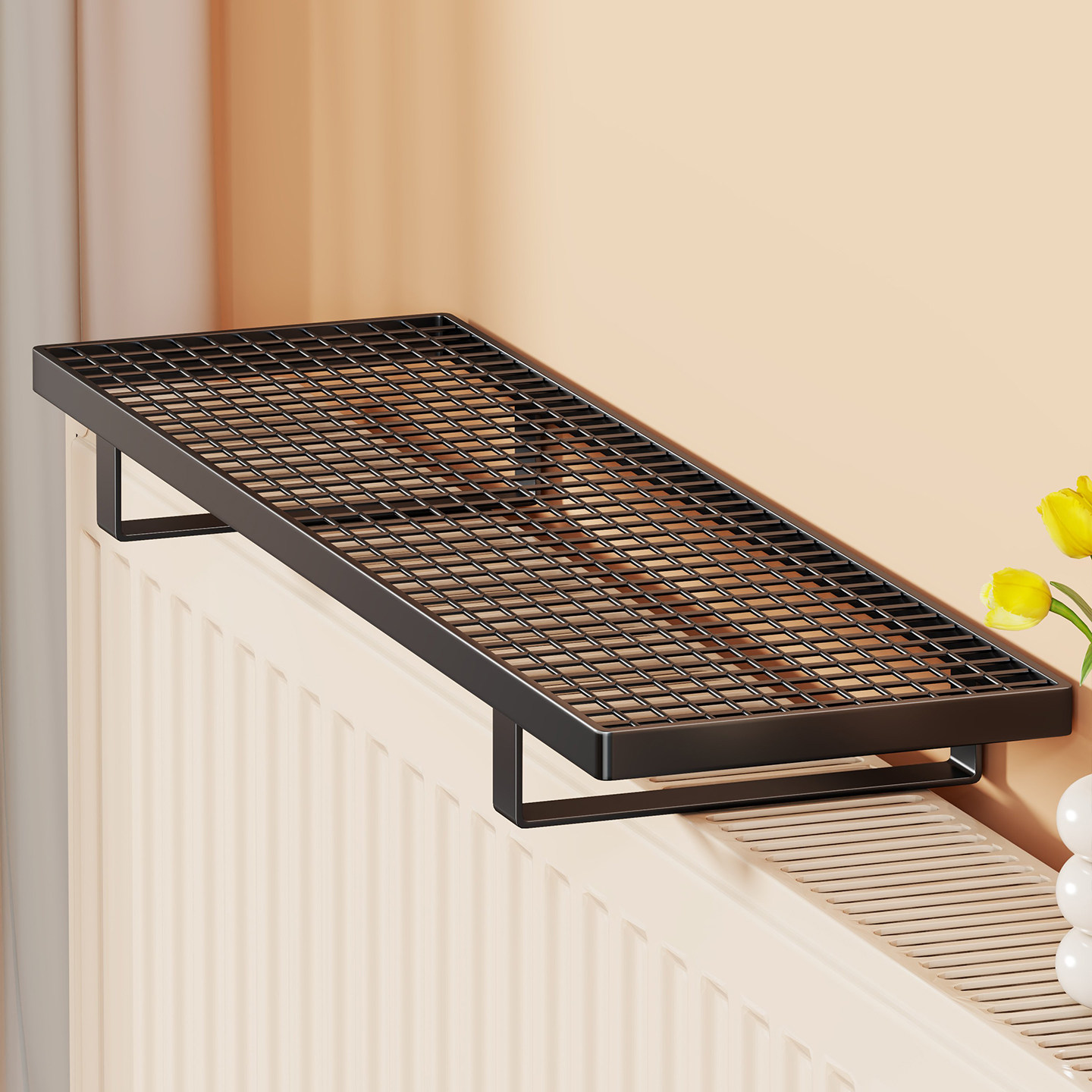 暖气片置物架老式墙暖上方烘干晾晒神器晾衣服鞋子毛巾专用储物架,收纳整理,小型晾晒架,淘宝优惠券,粉丝福利购,淘宝优惠卷