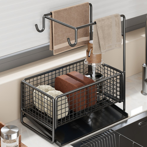 抹布收纳沥水架多功能置物架