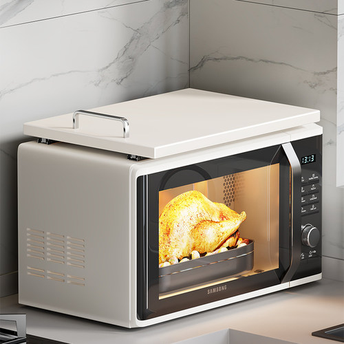 厨房微波炉置物托 托盘台面放置架烤箱电饭锅上方多功能置物收纳