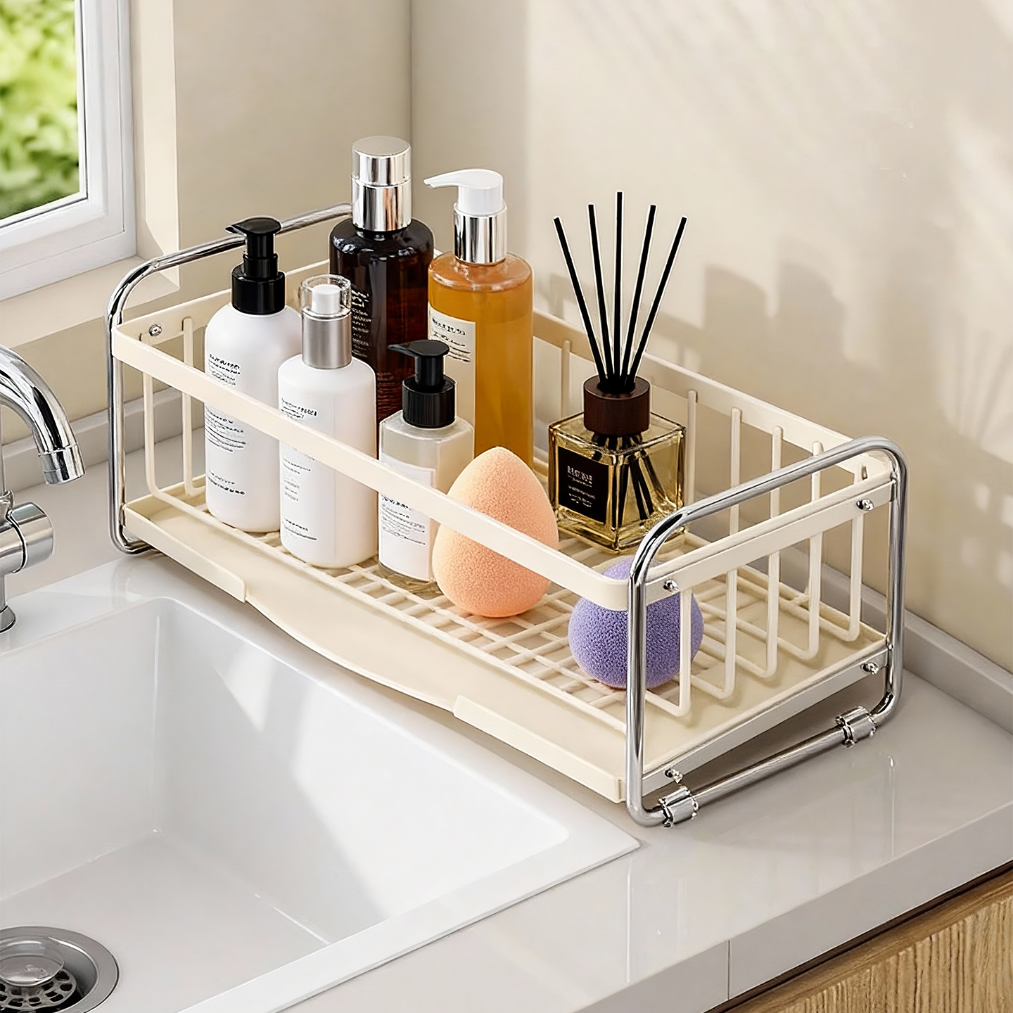 家用碗盘挂壁沥水放碗碗碟置物架多层免打孔不锈钢壁挂式碗筷碗架