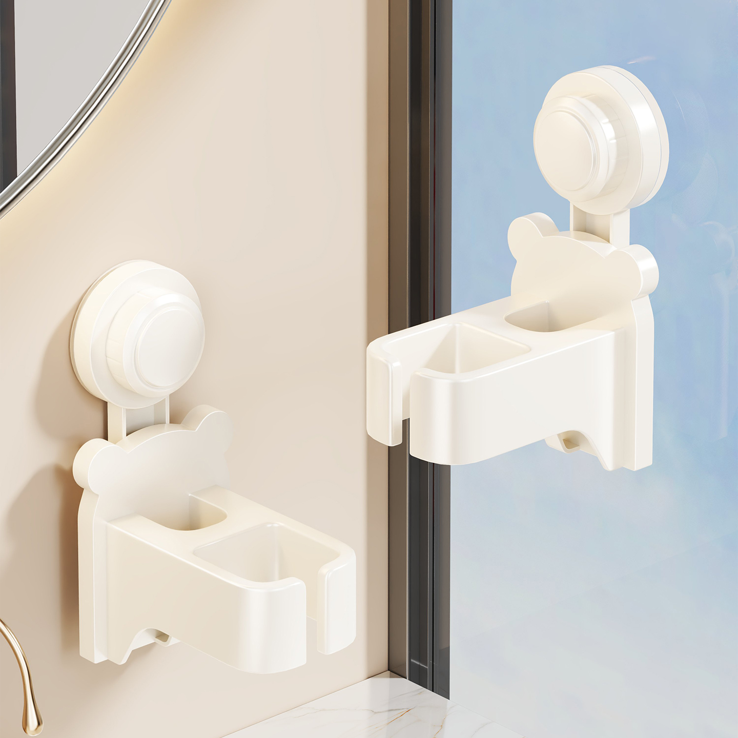 吹风机置物架免打孔卫生间壁挂