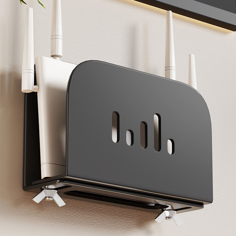 路由器收纳盒壁挂式放置架