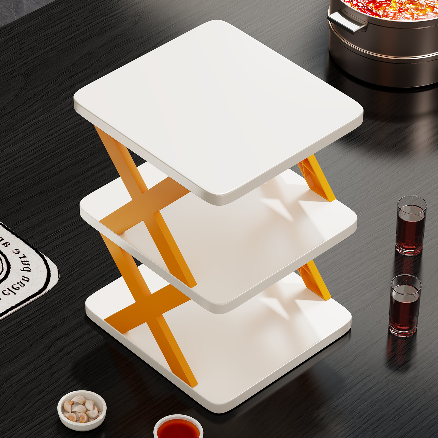 火锅配菜盘家用厨房台面多层备菜神器餐桌蔬菜盘子托盘收纳置物架,厨房/烹饪用具,厨房置物架/置物柜/角架,淘宝优惠券,粉丝福利购,淘宝优惠卷