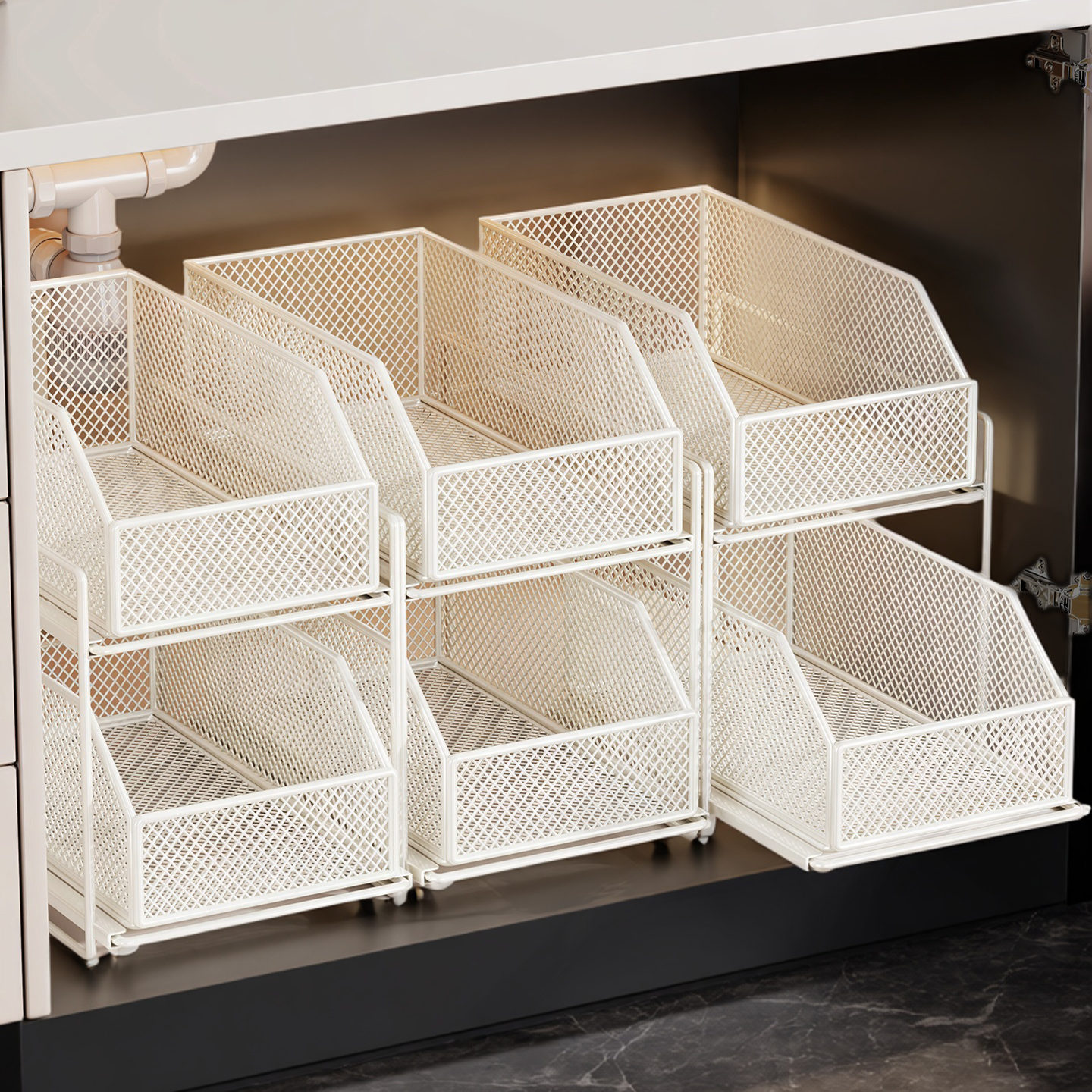 卫生间下水槽置物架浴室分层架