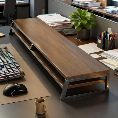 电脑增高架桌面双层显示器底座