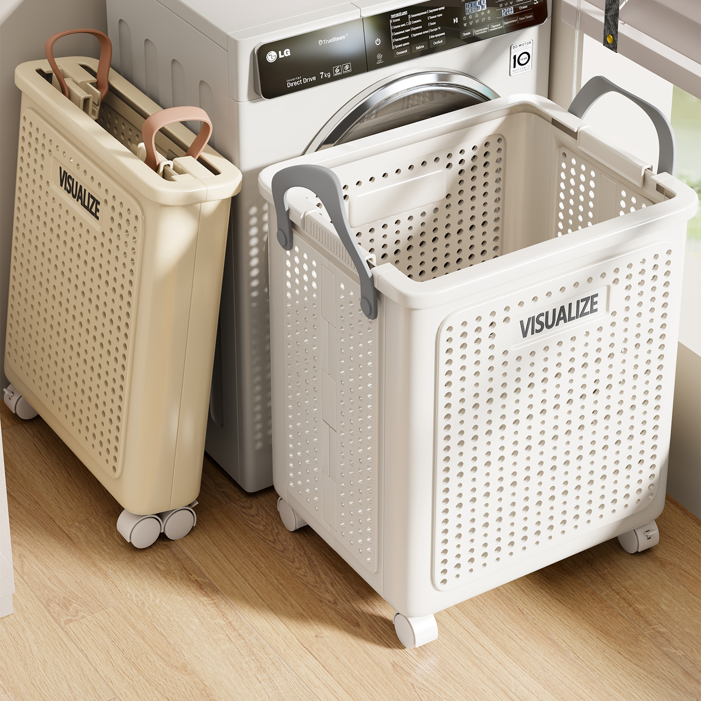 脏衣篓家用大容量高颜值带轮浴室