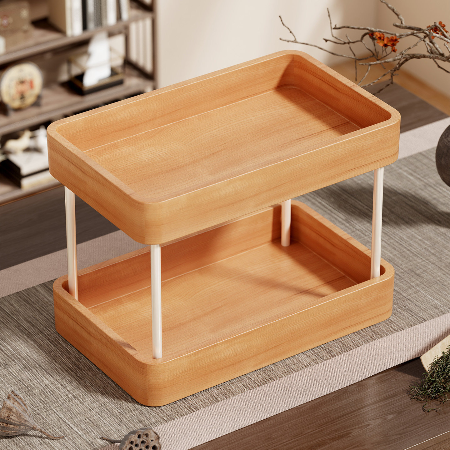 实木茶杯架中式小型博古架茶具茶壶茶桌桌面摆件收纳置物架展示架,住宅家具,搁板/置物架/家用陈列架,淘宝优惠券,粉丝福利购,淘宝优惠卷