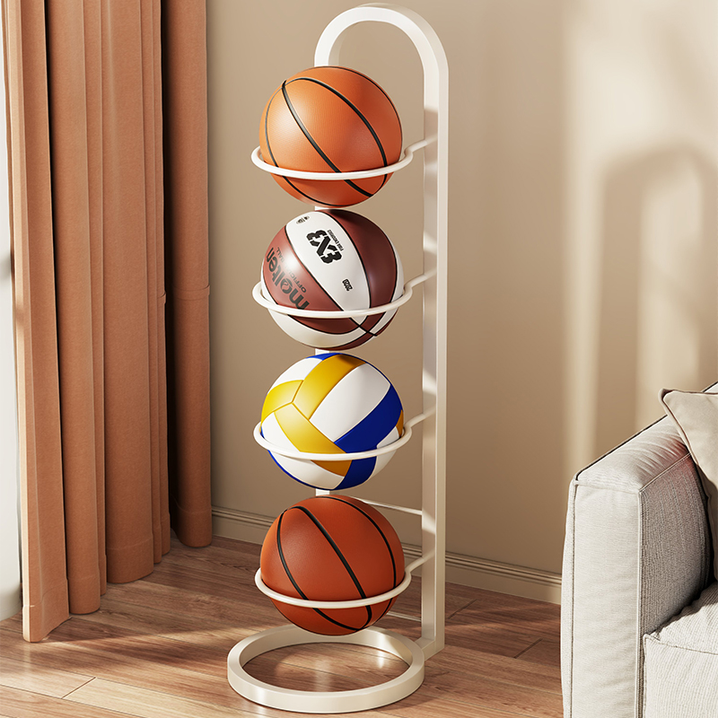 可折叠篮球收纳架球类家用