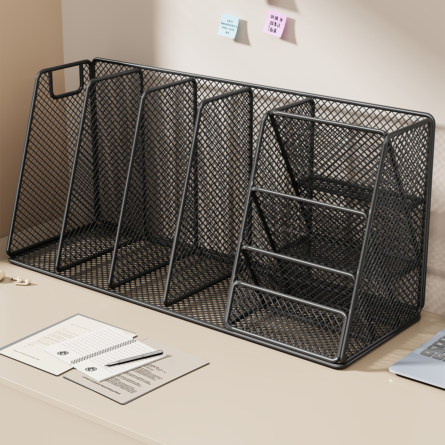 学科分类置物架桌面文件收纳架