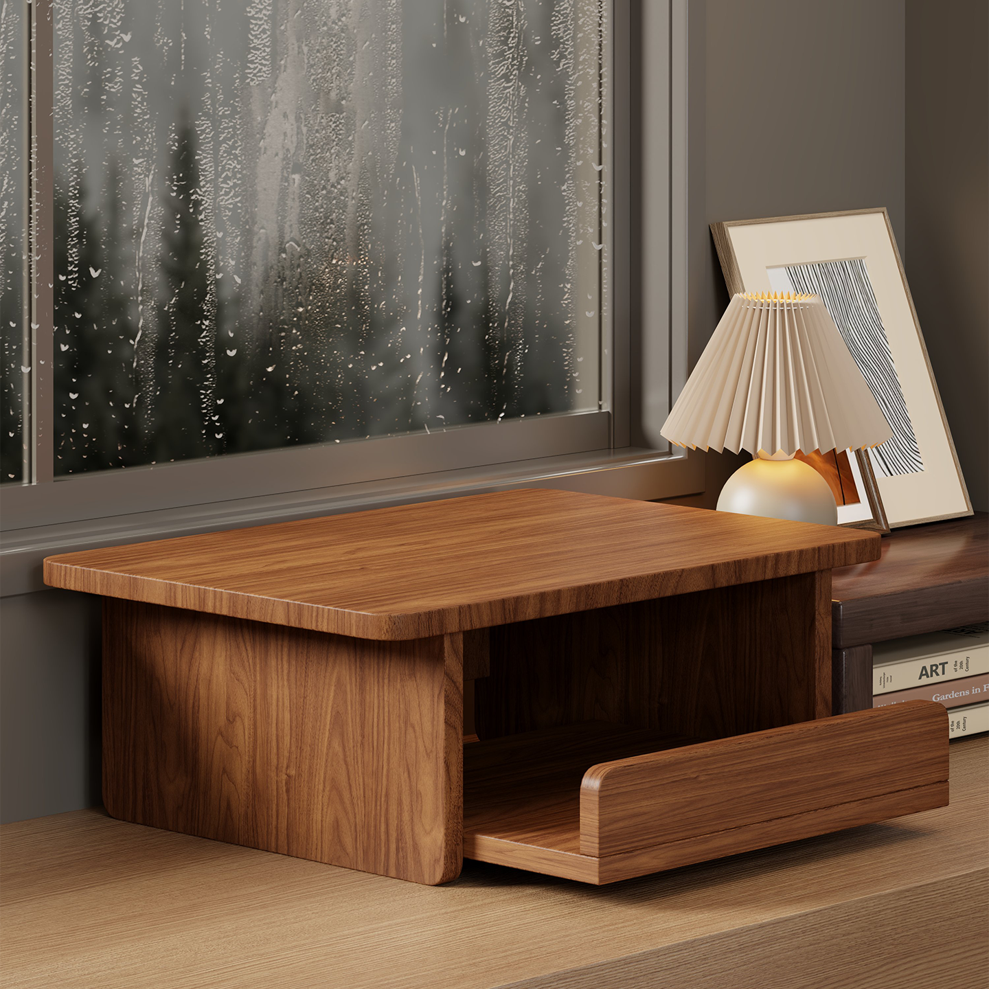 桌面咖啡机置物架餐桌收纳