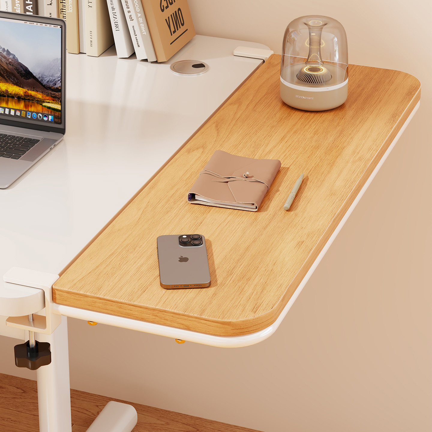 桌面延长板加长延伸桌子扩展台面板办公室工位电脑桌键盘托架桌板