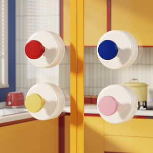 吸盘玻璃推拉门拉手免打孔衣柜门手柄厨房抽屉橱柜门开门神器把手