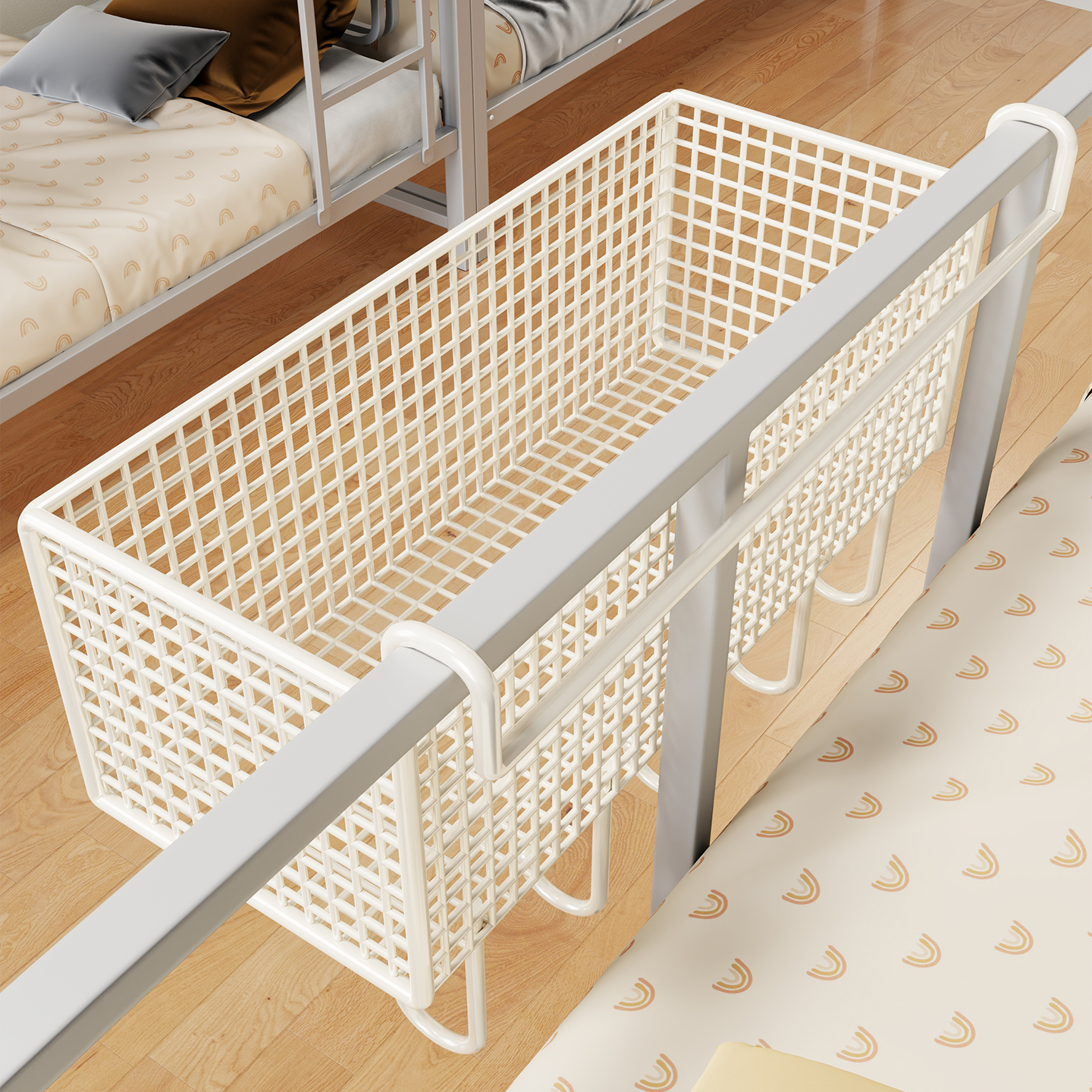 寝室零食悬挂收纳篮神器