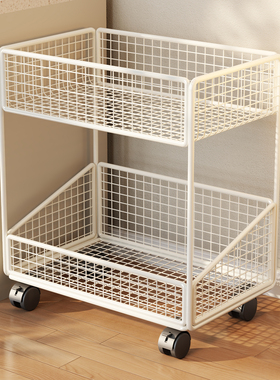 卫生间置物架阳台洗衣机落地洗衣液收纳架浴室厕所夹缝移动小推车