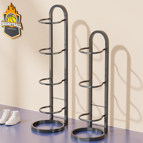 篮球收纳架落地折叠足球排球摆放