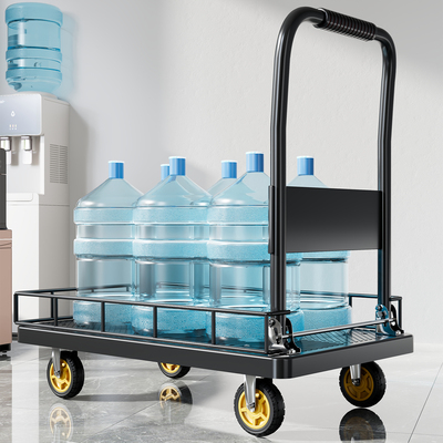 【承重耐磨】带护栏拉货小推车