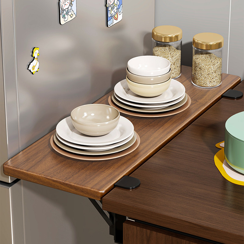 进口实木冰箱侧延长板