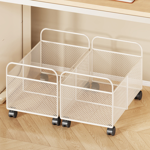 书包置物架可移动小推车学生放课本大容量储物箱教室桌下收纳神器