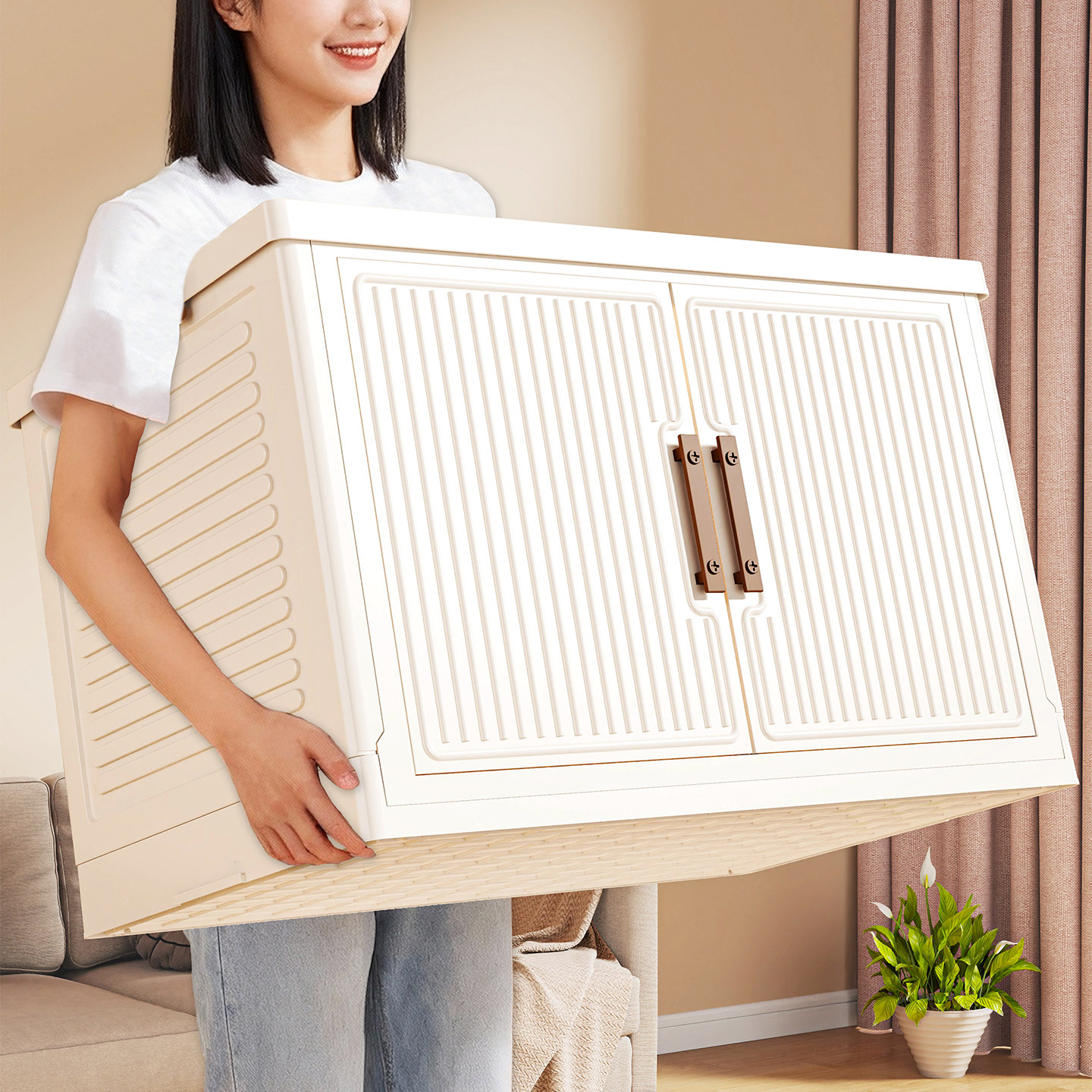 衣服收纳箱大容量超大家用被子储物柜玩具零食整理箱飘窗置物柜子,收纳整理,收纳箱,淘宝优惠券,粉丝福利购,淘宝优惠卷