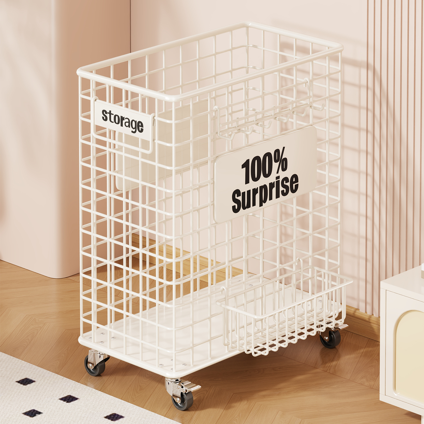 健身器材收纳置物架大容量可移动