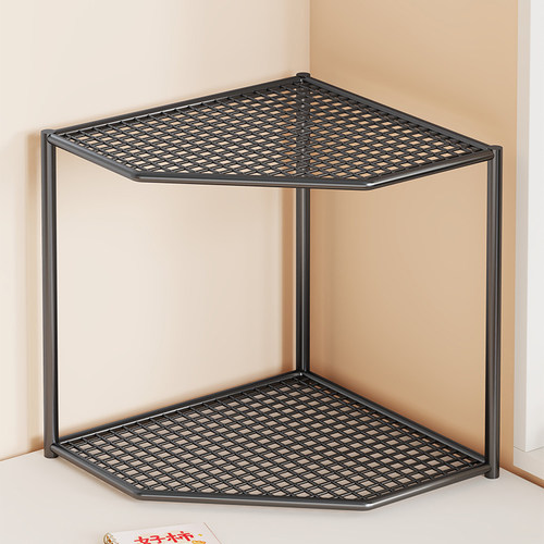 转角置物架办公室桌上三角书架