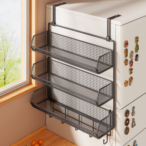 冰箱侧置物架免打孔厨房挂钩