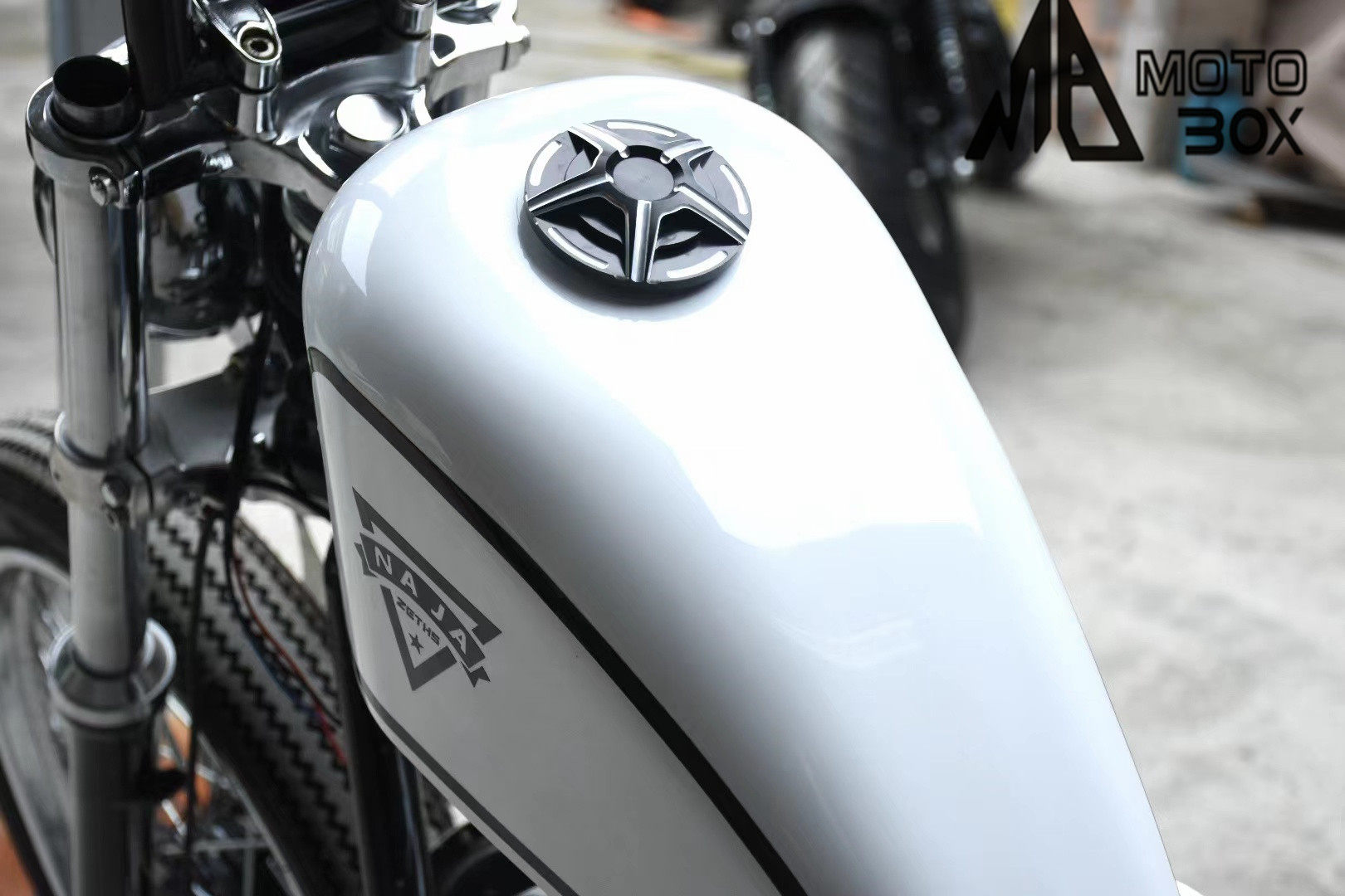 柴特娜迦250 naja250改装油箱盖 复古油箱盖黄铜油箱盖螺纹油箱盖