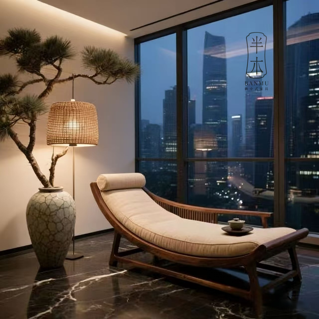 宋式美学美人榻北美黑胡桃木贵妃实木躺椅卧室休闲客厅沙发榻,住宅家具,贵妃椅,淘宝优惠券,粉丝福利购,淘宝优惠卷