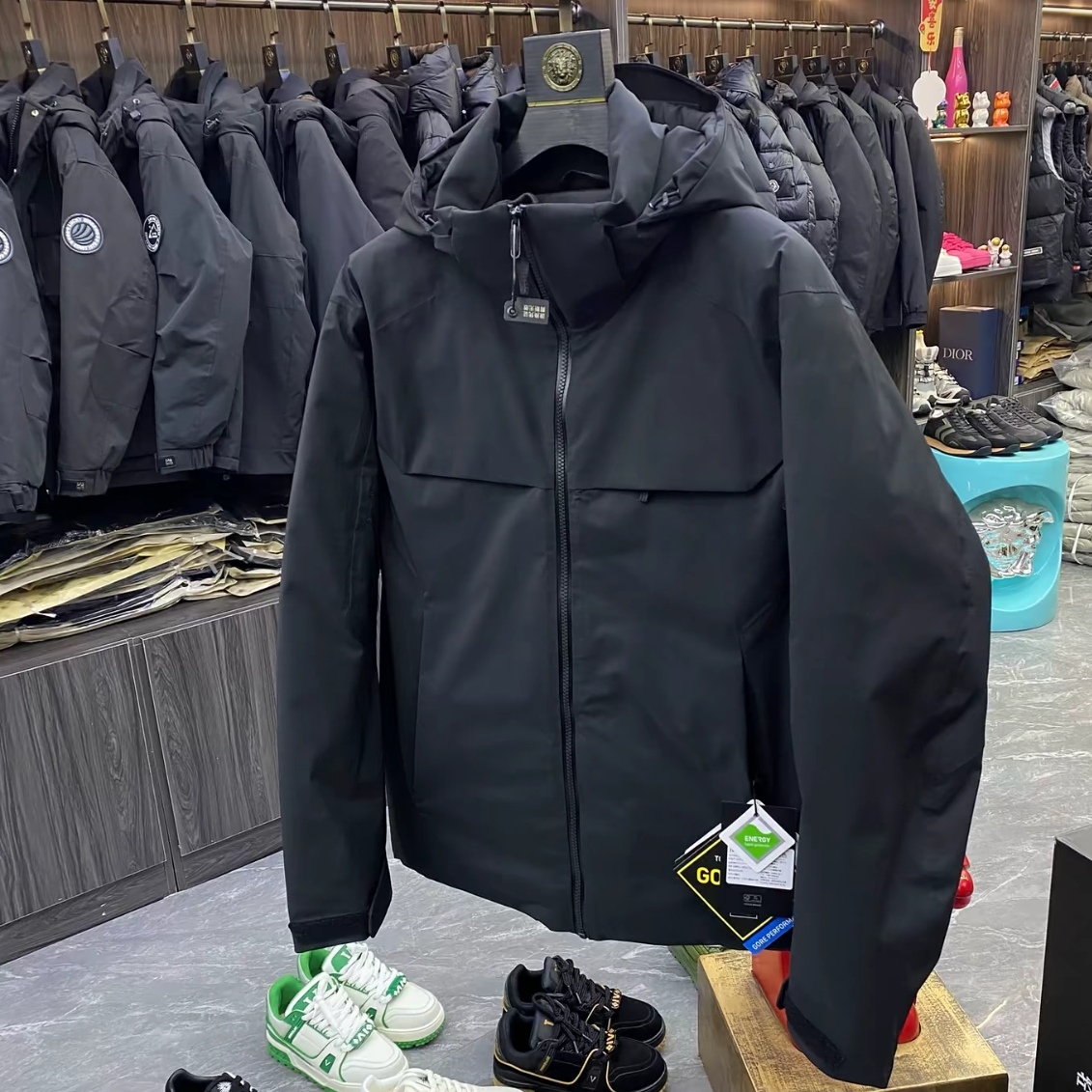 鸟冬季新品户外男士活帽羽绒服冲锋衣鸟家大买菜平替纯净板情侣款