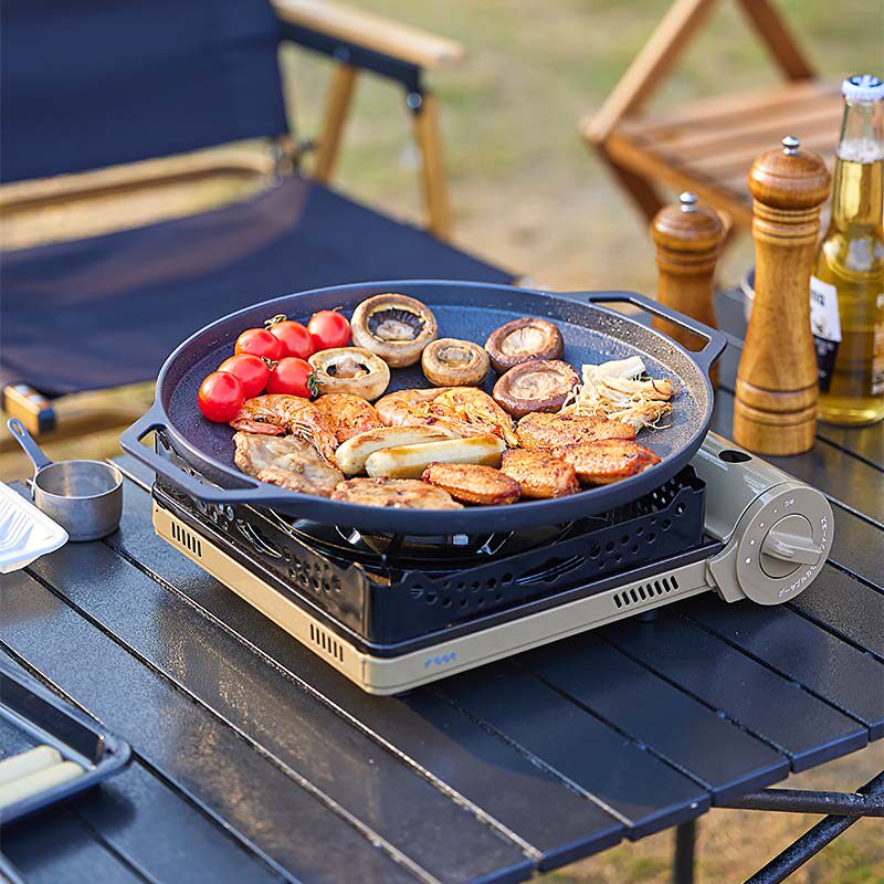 藤次郎卡式炉户外便携式卡式炉防风火锅烧烤炉具露营野炊卡式炉