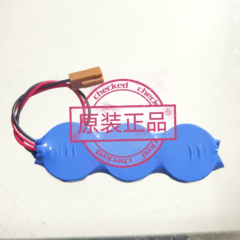 纽扣电池BR2477A 3个一组Lithium 3V 带线带插头。耐高低温电池