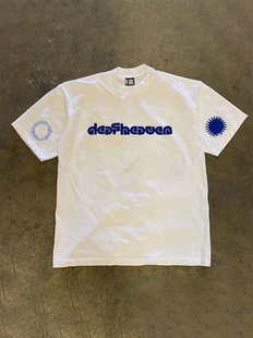 搞钱做慈善 3A260克纯棉双纱！夏季潮情侣宽松短袖T恤oversize